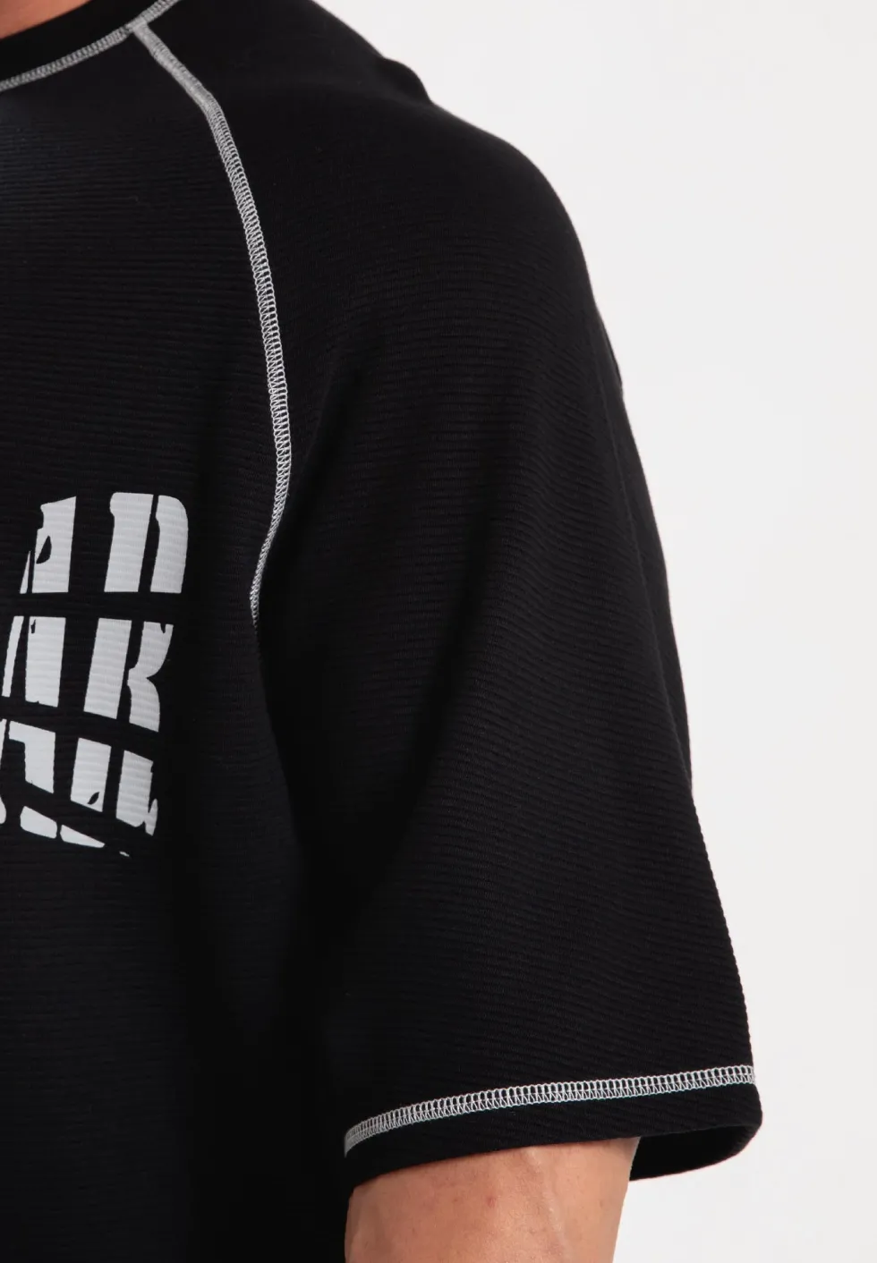 Gorilla Wear Finley Oversized T-shirt - Zwart/Grijs