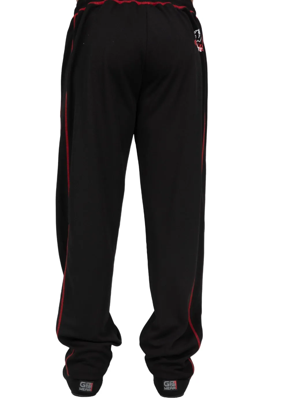 Gorilla Wear Marlow Mesh Pants - Zwart/Rood