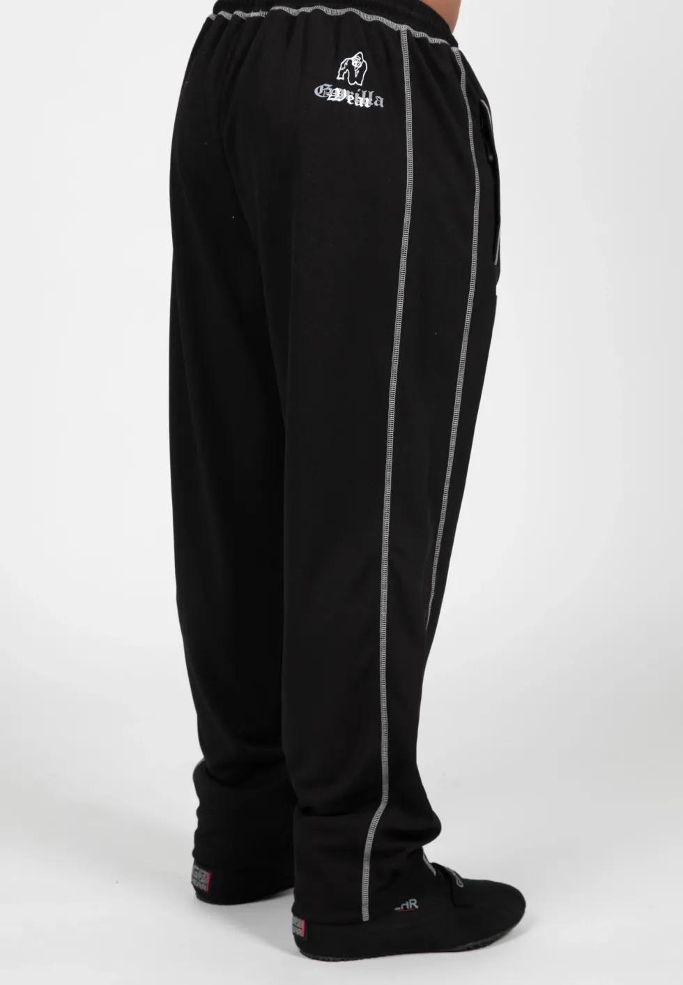 Gorilla Wear Marlow Mesh Pants - Zwart/Grijs