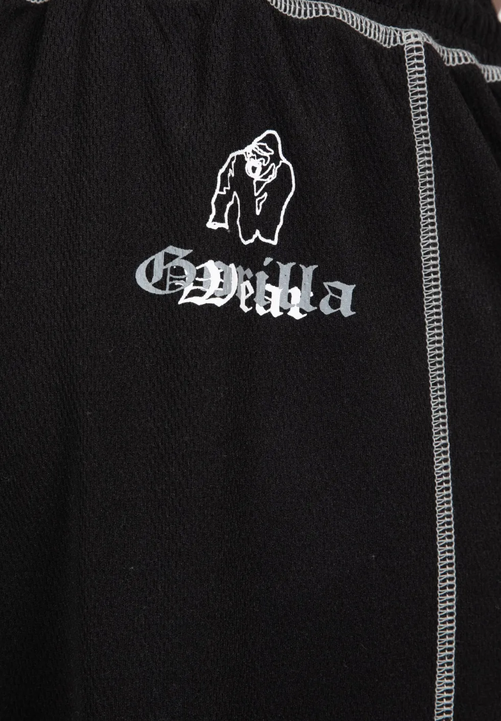 Gorilla Wear Marlow Mesh Pants - Zwart/Grijs