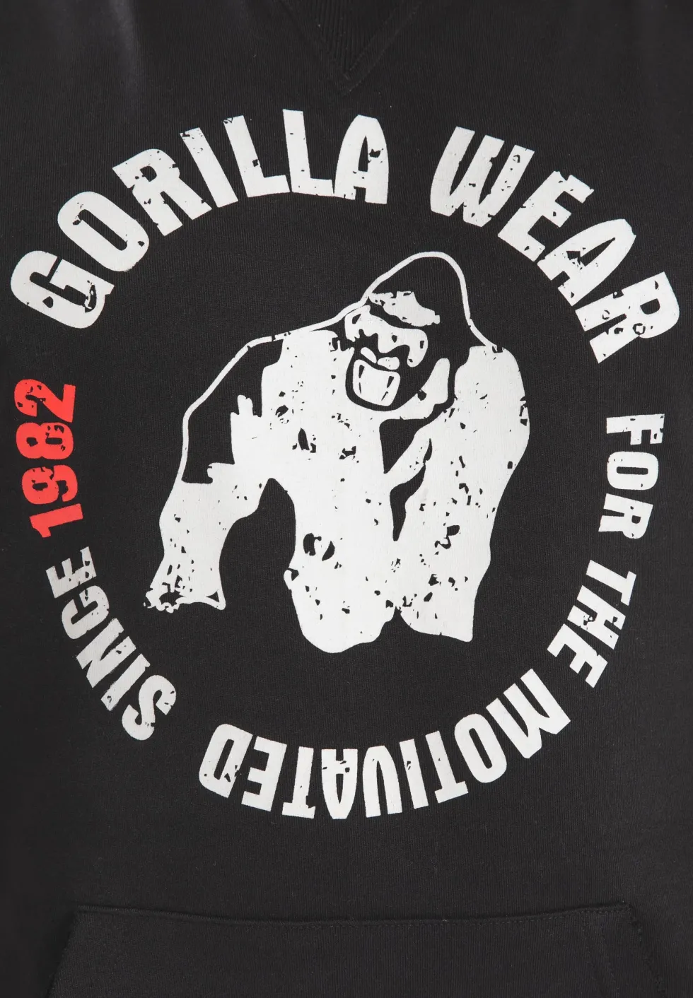 Gorilla Wear Marshall Mouwloze Hoodie - Zwart