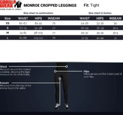 Gorilla Wear Monroe Cropped Legging - Groen