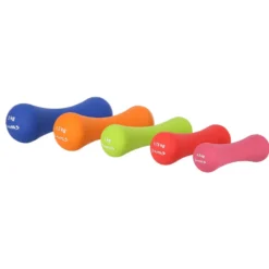 HMS Gietijzeren Dumbbell met Neopreen Coating - 0,75 kg