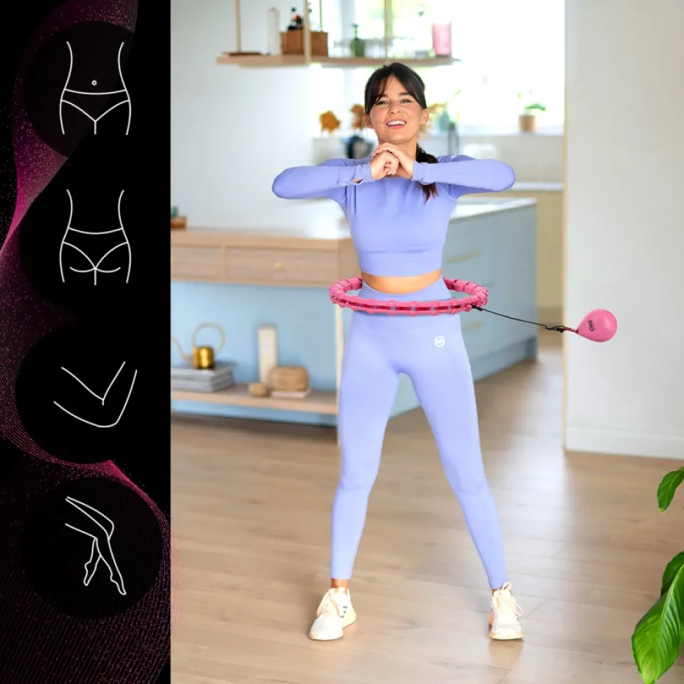 HMS ONE Fitness Hoelahoep - Roze