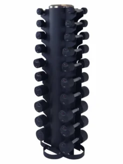 Lifemaxx Dumbbell Toren met Volledige Ronde Dumbbell Set - 1 t/m 10 kg