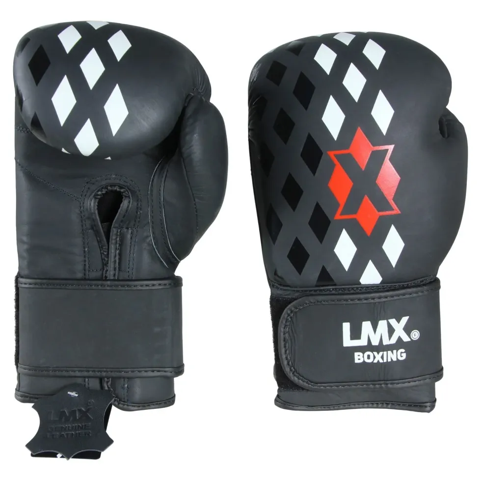 Lifemaxx LMX Boxing Bokshandschoenen - Leather Gloves
