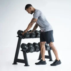 Lifemaxx LMX Dumbbellrack 12 Sets - Zwart