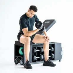 Lifemaxx Ronde PU Dumbbell Set - 2 x 8 kg