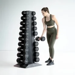 Lifemaxx Ronde PU Dumbbell Set - 2 x 14 kg