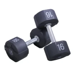 Lifemaxx Ronde PU Dumbbell Set - 2 x 28 kg