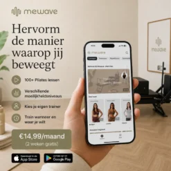 Mewave Pilates Reformer Pro Complete Set - Zwart