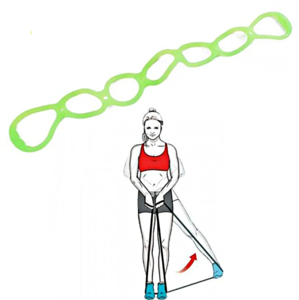 Muscle Power Multi Elastiek - Groen