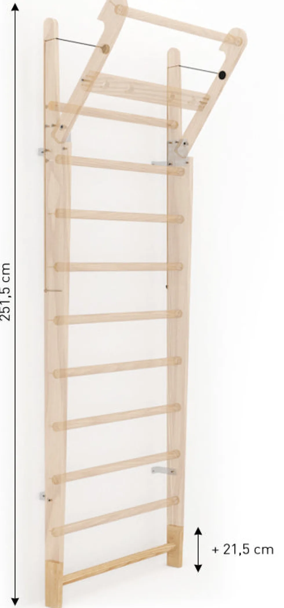 Nohrd WallBar Verhoging - 21,5 cm - Eiken