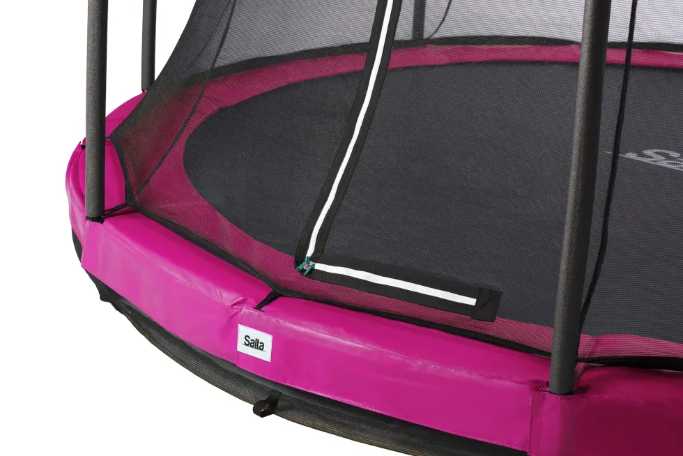 Salta Comfort Edition Ground Trampoline met Veiligheidsnet - 213 cm - Roze