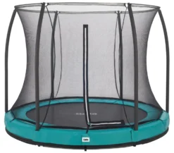 Salta Comfort Edition Ground Trampoline met Veiligheidsnet - 251 cm - Groen