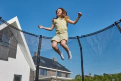 Salta Premium Ground Trampoline met Veiligheidsnet - 251 cm - Zwart
