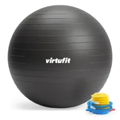 VirtuFit Anti-Burst Fitnessbal Pro - Gymbal - Swiss Ball - met Pomp - Zwart - 85 cm