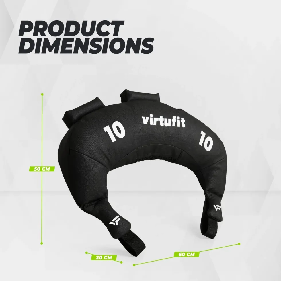 VirtuFit Bulgarian Bag - Fitnessbag - 10 kg