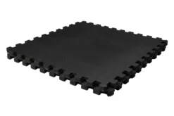VirtuFit Fitness Puzzelmat – 4-delige Vloermat – 120×120 cm – Zwart