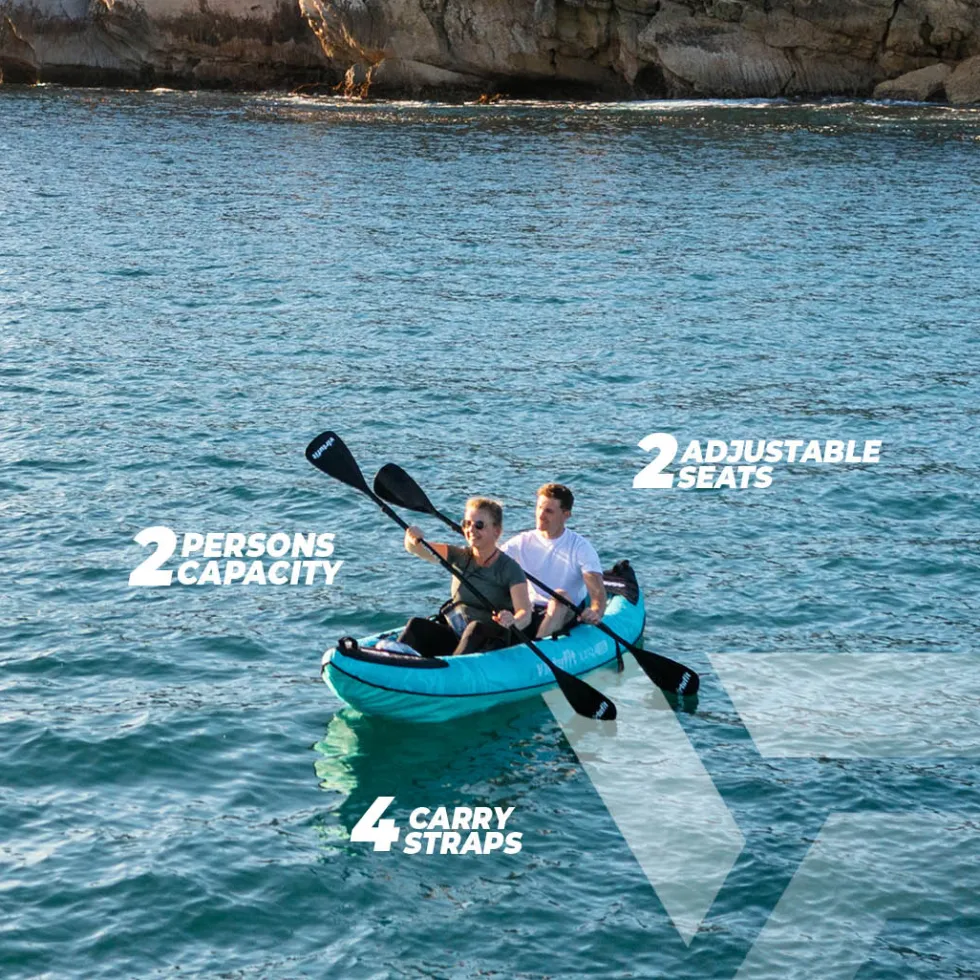 VirtuFit Kayak 335 set - Inclusief extra zitje, 2 peddels en pomp