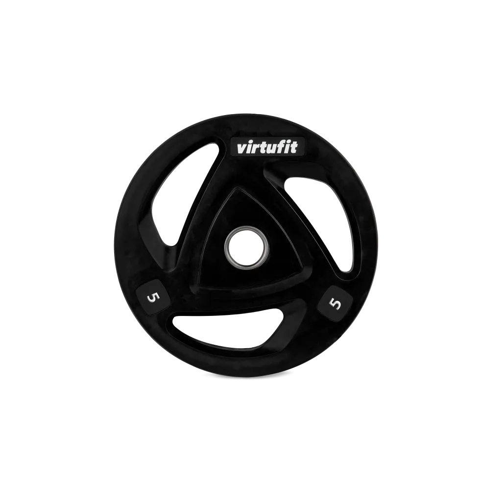 VirtuFit Olympische Rubberen Halterschijf - 5 kg