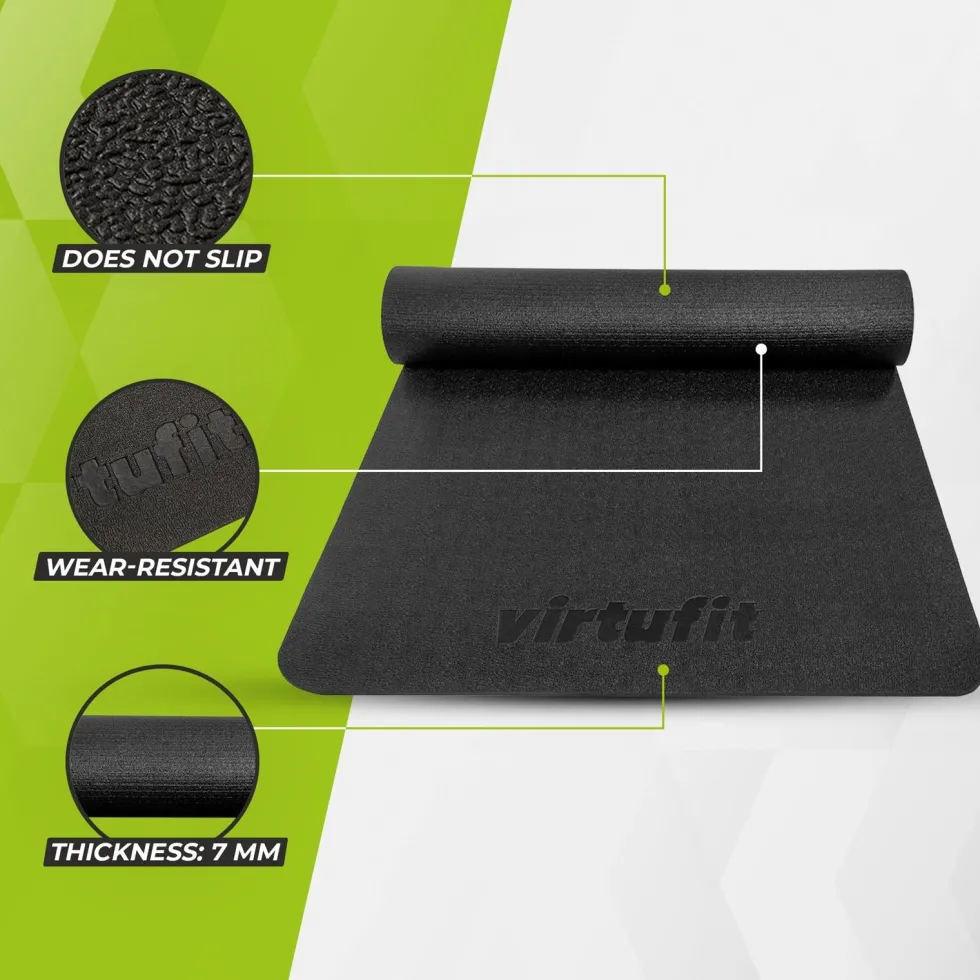 VirtuFit Premium Universele Vloermat - Beschermmat - 130 x 70 cm