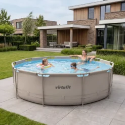 VirtuFit Rond Zwembad - Ø366 x 100 cm - Beige