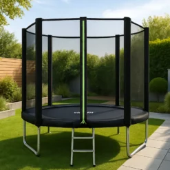 VirtuFit Trampoline met Veiligheidsnet - Zwart - 251 cm
